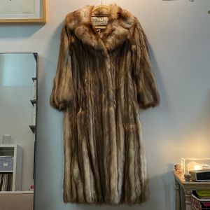 Vintage Long Mink Coat